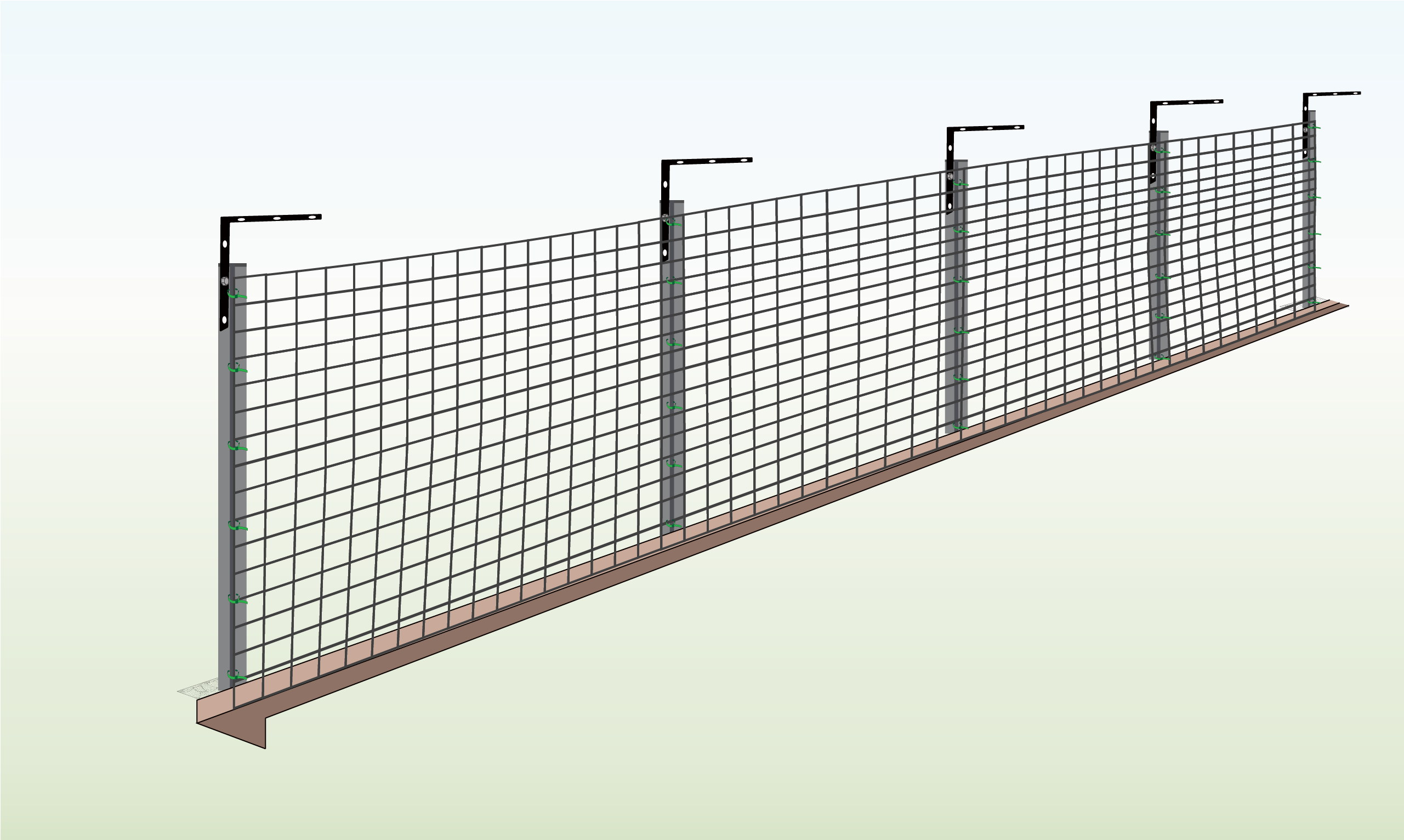 secure-cat-mesh-to-posts