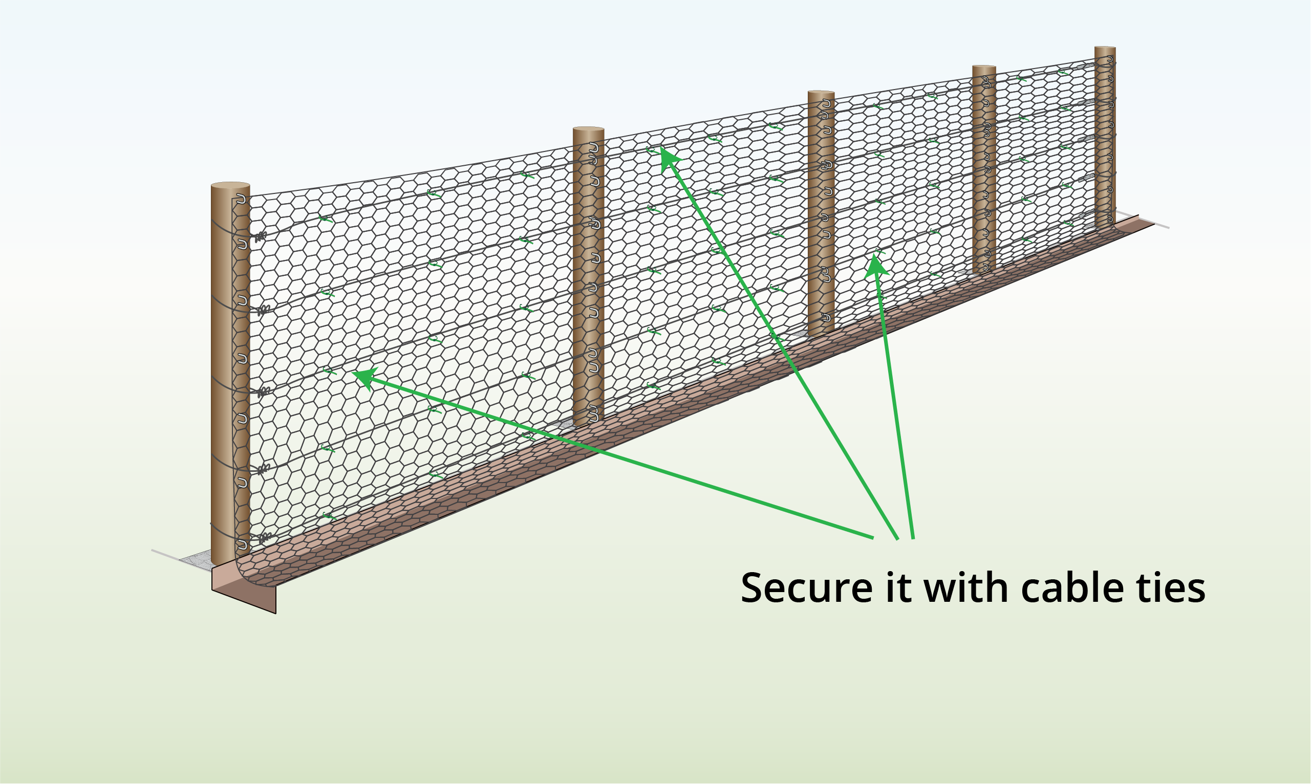 secure-mesh-to-tensioning-wire