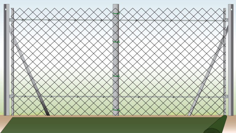 How to Attach Privacy Screen to Chain Link Fence | Wire Fence