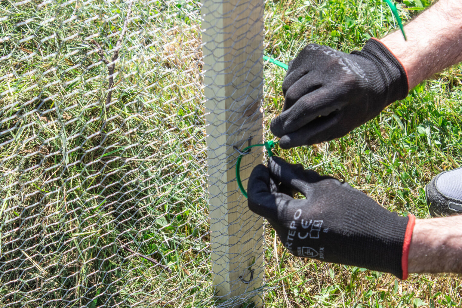 Compost Wire Lock Chicken Wire Compost Bin (Tutorial) | Wire Fence