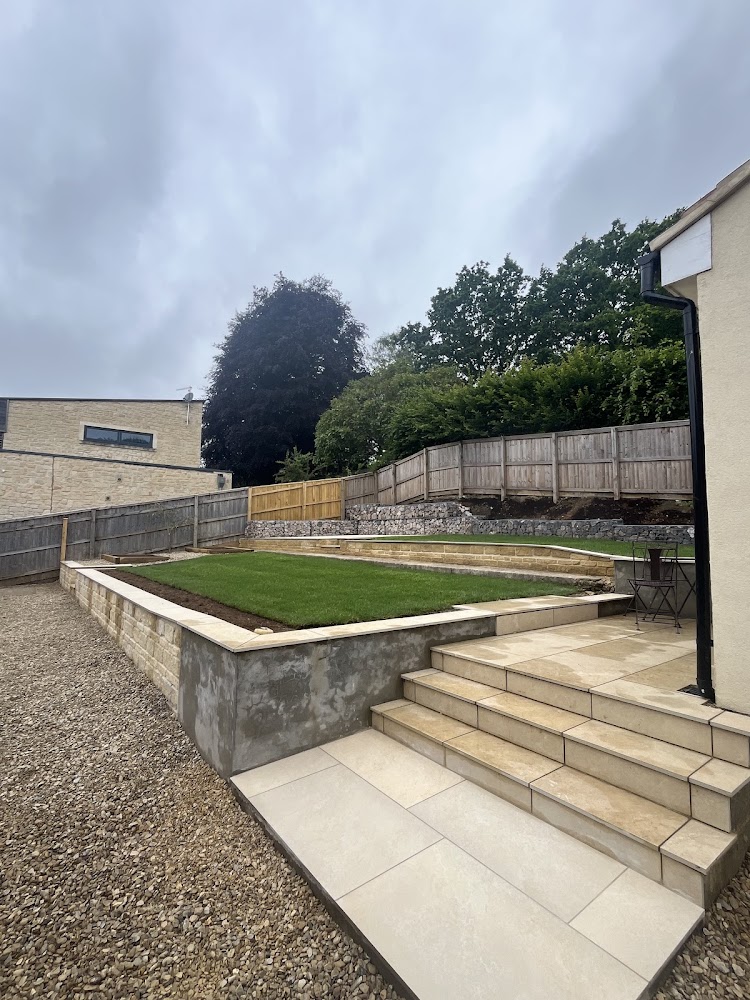 gabion-reatining-wall-in-the-making